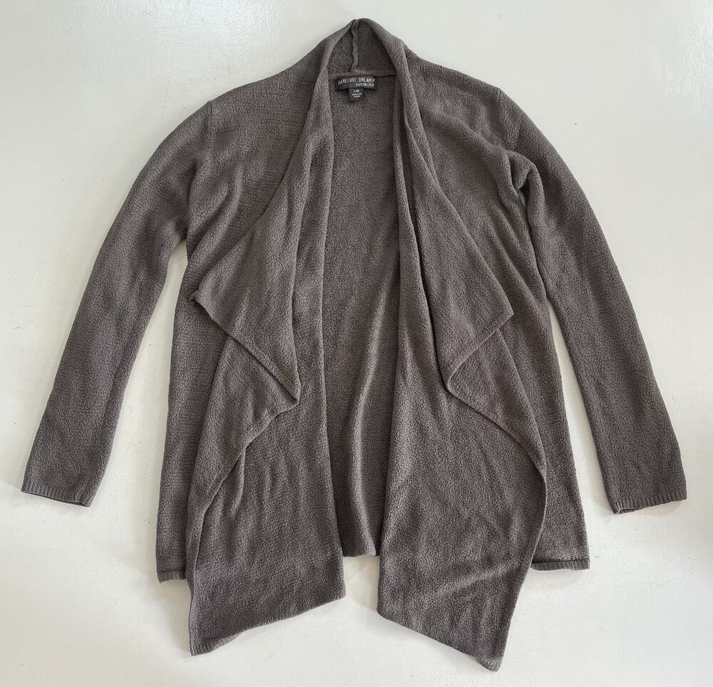 Barefoot Dreams Cardigan S/M Cozy Chic Lite style 436 Brown women’s sweater